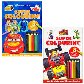 Combo Super Colouring 1 - Mickey & the Roadster Racers - Pixar