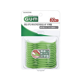 Set 30 chiếc tăm chỉ tơ nha khoa chính hiệu Sunstar Gum hàng nội địa Nhật Bản