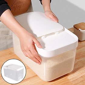 Rice Storage Container Dry Fruits Rice Holder Container Box Flip Lids