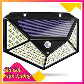 Đèn Cảm Ứng Năng Lượng Mặt Trời Sạc Pin 100 Led SH-100 FREESHIP  TP'S