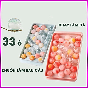Mua Khay Đá  Khuôn Đá  Khuôn Làm Thạch Vỉ 33 Viên Dang Tròn Có Nắp Đậy An Toàn Tiện Lợi