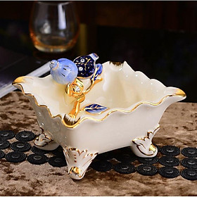 Mua Gạt tàn CB20gattan họa tiết in 3D hình quả lựu sứ nhập khẩu cao cấp