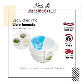 Mua Set bộ 3 chén nhựa Inomata Libre