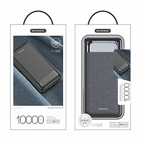 Mua Sạc dự phòng SENDEM P100 10.000 mAh 2 cổng sạc - BH 12 tháng