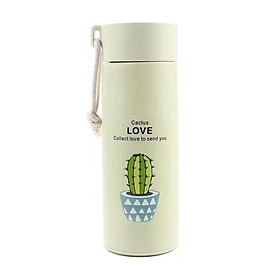 Lọ Đựng Gia Vị Thuỷ Tinh Nắp Đậy Xương Rồng - Set 4 Lọ Hình Xương Rồng Có Khay Tiện Lợi