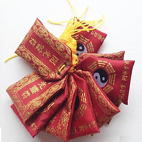 Mua Túi vải Bát Quái Mini 4.6*7cm(xu thẻ phù vật phẩm phong thủy...)