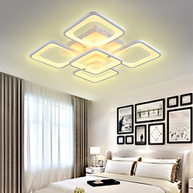 Đèn trần LED - đèn ốp trần - đèn trần trang trí 5 cánh vuông hiện đại SM285