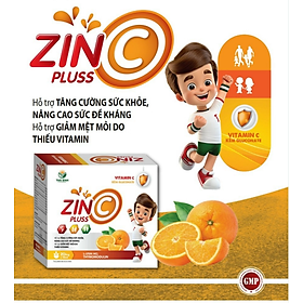 Siro Tăng Cường Sức Đề Kháng Zinc Plus - Bổ Sung Kẽm Gluconat Và Vitamin C -  Zin C Gluconat – Ngọt Thơm Dễ Uống - Hộp 20 Ống