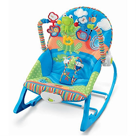 Ghế rung đa năng Fisher Price màu xanh