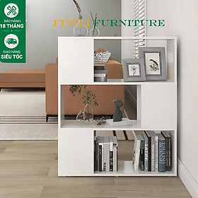Mua Kệ trang trí phòng khách kết hợp kệ sách 3 tầng  FKS32