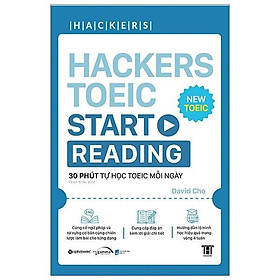 Trạm Đọc Official | Sách: Hackers Toeic Start Reading