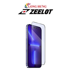 Mua Dán màn hình cường lực Full viền chống tia xanh Zeelot SOLIDsleek 14 Pro Max/14 Pro/14 Plus/14/13 - Hàng chính hãng