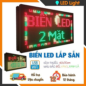 BIỂN QUẢNG CÁO LED MA TRẬN 2 MẶT - P10 3 MÀU NGOÀI TRỜI