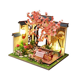 Mini House Kits Wooden Miniature Dollhouse DIY Kits Creative Room for Teens Gifts