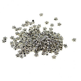 4-9pack 100 Pieces Tibetan Silver Star Spacer Beads Jewelry Findings DIY Charms