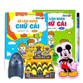 Combo bé làm quen chữ cái từ 5 - 6 tuổi