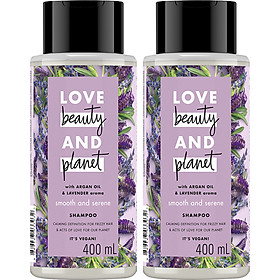 Combo 2 Dầu Gội Love Beauty And Planet Cho Tóc Mềm Mượt 400ml