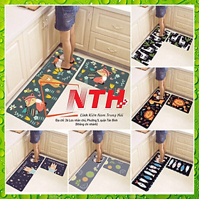 Mua Combo 2 thảm lau chân nhà bếp chống trượt thảm chùi chân nhà bếp cao cấp dễ dàng vệ sinh