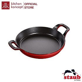 Khay Gang Tròn STAUB - Màu Đỏ Cherry - 20cm