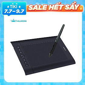 Bảng vẽ cảm ứng Huion H610 Pro V2 10x6.25 Inch với 8 nút điều chỉnh tiện dụng và 16 phím mềm