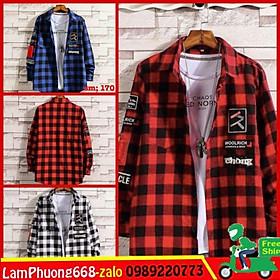 Áo Sơ Mi Flannel 3 Màu ( kèm ảnh thật )