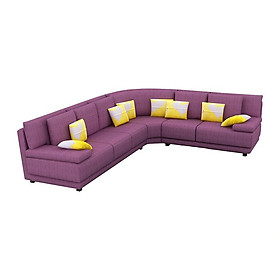 Mua Sofa Nỉ Phòng Karaoke L-Concept Juno Sofa 280 x 170 x 80 cm (Tím)