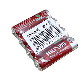 Mua Pin AA Maxell ( pin tiểu ) carbon Siêu Bền R6P (Đỏ) Maxell Super Power Ace - Vỉ 4 Viên