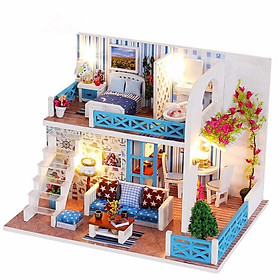 Mô Hình Lắp Ghép DIY - Căn Nhà Hoa