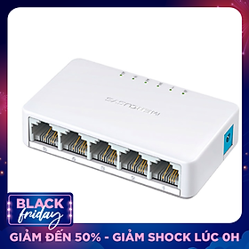 Bộ Chia Mạng 5 Cổng Mercusys MS105 (10/100Mbps) - Hàng Chính Hãng