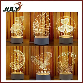Mua ĐÈN NGỦ LED 3D NHIỀU HÌNH - JL