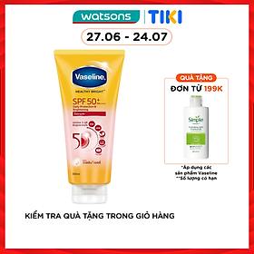 Tinh Chất Chống Nắng Toàn Thân Vaseline Brightening Serum SPF50+ PA++++ 300ml