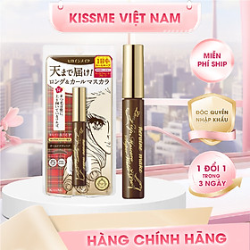 Phiên Bản Giới Hạn Mascara Nâng Cao Nâng Cong Và Dài Mi Tối Đa Siêu Bền Trong 24h Màu Nâu Kissme Heroine Make Long Up Mascara Super WP #53 6 G