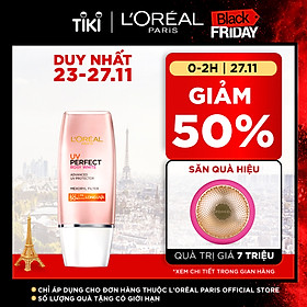 Kem Chống Nắng Sáng Hồng Da Bảo Vệ 12h L'oreal SPF50/PA+++ UVP (30ml)