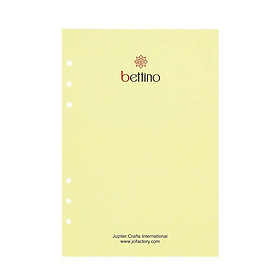Ruột Sổ Còng A5 Kẻ hàng A5 Lined Refill For 6-Ring Notebook Bettino Writing Paper RN-048 Giấy Kem Vàng Ngà 80gsm Size 145x210mm