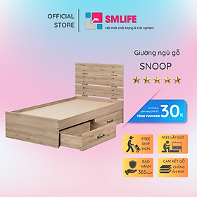 Giường đơn cho bé kiểu dáng nhỏ gọn SMLIFE Snoop