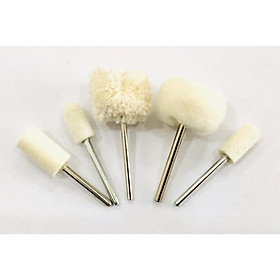 Mua Bộ 5 đầu đánh bóng trang sức resin mini cho máy cầm tay