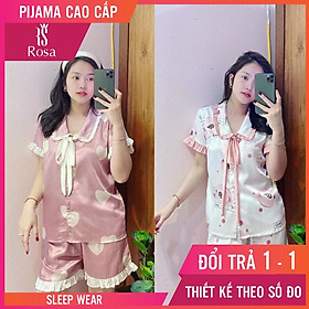 - Set Pijama Lụa Bèo Tiểu Thư - L218