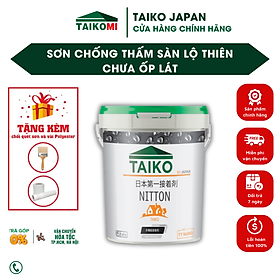 Mua 10 Kg Keo Sơn Chống Thấm Sàn TAIKO NITTON (Gốc Acrylic) -  Chống Thấm Lộ Thiên  Sàn Mái  Máng Xối  Ban Công  Lô Gia Tặng Kèm Vải Kết Cấu/Hiệu Quả Hơn Khi Pha Xi Măng