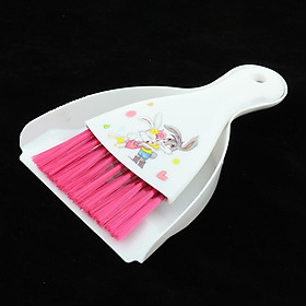 Hand Broom and Dustpan Set Mini Dustpan Brush Nesting Tiny Clean Broom for Small