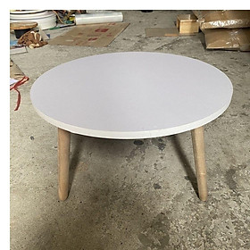 Mua Bàn trà sofa cafe bàn tròn ngồi bệt decor phòng khách  chân gỗ tự nhiên tiện ích