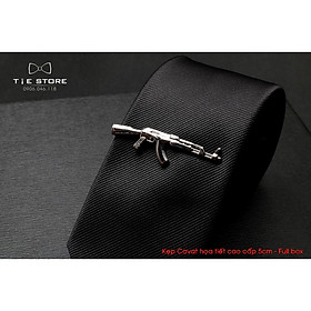 NHIỀU MẪU Kẹp cà vạt nam bản nhỏ ( 5cm), Kẹp Cavat hình họa tiết chìa khóa cao cấp - tặng kèm hộp nhỏ
