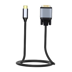 USB C Male to VGA Male Cable Professional Durable 1080P 1.8M for