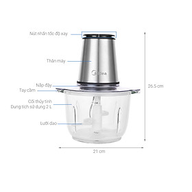 Mua Máy xay thịt Midea MJ-BC300GS Hàng chính hãng