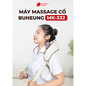 Máy Massage Cổ Vai Gáy Buheung MK-332 Nhiệt Hồng Ngoại, Pin Sạc, BH chính hãng 12 tháng