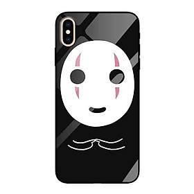 Ốp lưng kính cường lực cho iPhone X /Xs Nền Vô Diện Dễ Thương - Hàng Chính Hãng