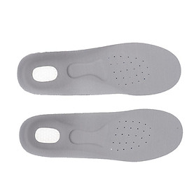 Sport Shoe Insoles Shock Absorption Sport Inserts Arch Support Cushion Black