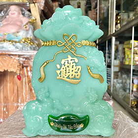 Mua Túi vàng phong thủy đựng t.iền chiêu tài tấn bảo mẫu mới cao 30cm