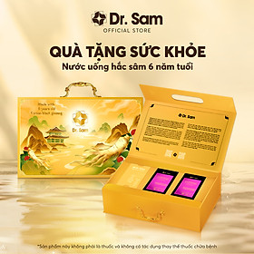 Hộp quà tặng 2 hộp nhỏ - Nước uống hắc sâm Dr. Sam MANCORE & youthology giúp bổ sung năng lượng toàn diện - 2 Hộp x 10ml