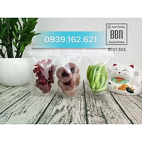 1kg túi trong 2 mặt size 22*30 đựng 1kg