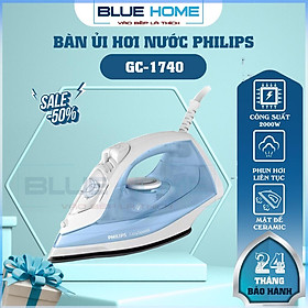 Mua Bàn ủi hơi nước Philips GC1740/2  2000w - Mặt Đế Ceramic  Hàng Chính Hãng